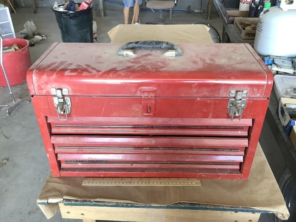 Toolbox w/ contents & tools