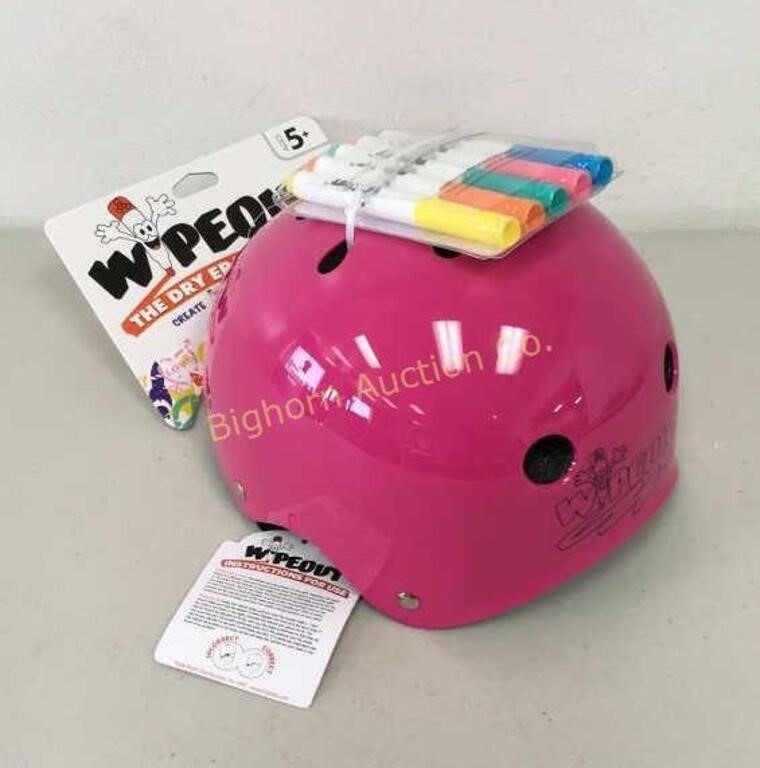 New Wipeout Kids Dry Erase Helmet Ages 5+