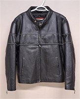 LEATHER KING-LEATHER BIKER JACKET