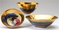 Sally Bowen Prange (NC), Three Porcelain Bowls