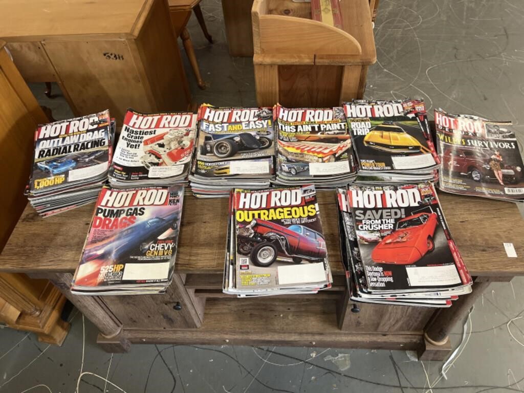 Well Over 100 Hot Rod Magazines