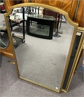 Decorative Gold Gilt Metal Wall Mirror