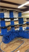 Cat5E and Cat 6 blue wire lot