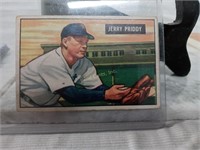 1951 Bowman Baseball Card #71 Jerry Priddy