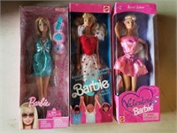 3 Vintage Barbie Dolls w/ Boxes 1 Lot