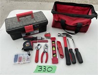 Misc. Tools, Box and Bag