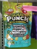 New Sour Punch Tropical Blend Candy Bites 255g