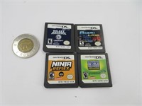 4 jeux Nintendo DS dont Ninja Reflex