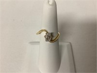 14K Gold Cubic Zirconia Ring