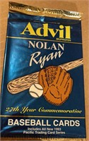 Advil Unopened Nolan Ryan Cards Pack