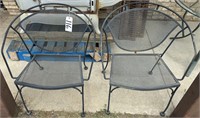 2 Metal Patio Chairs