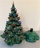 Ceramic Christmas Tree & Plastic Giblets