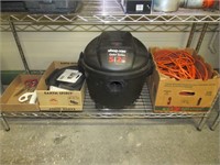 Shop Vac and Extension Cords Shelf Lot