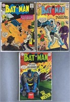 3pc Batman #147-215 DC Comic Books