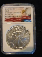 2016 Graded Silver Eagle