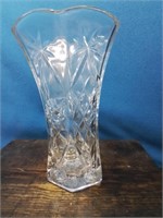 Pattern glass vase 8 and a half inches tall
