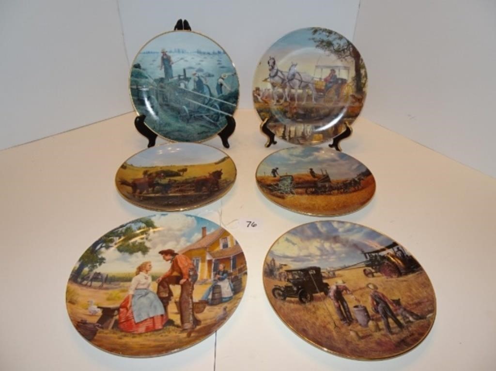 Decorative Plate Lot Farming Designs