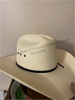 Stetson 7 3/8 straw, western hat and see photos