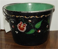 Lot #3379 - Hand painted toll style planter