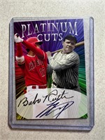 BABE RUTH SHOHEI OHTANI PLATINUM CUTS PRINTED AU