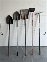 (5) Lawn & Garden Tools, as pictured