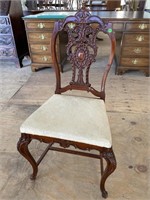 BATESVILLE HEAVY CARVED CHAIR