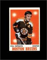 1970 Topps #11 Phil Esposito EX to EX-MT+