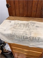 Vintage The Worcester Salt Bag