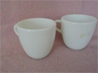 pair of 3" Pyrex cups