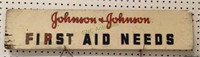 Vintage Johnson and Johnson first aid needs