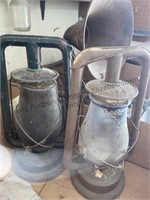 2 oil lamps