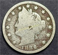 1886 Liberty (V) nickel