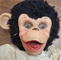 VTG Zip Zippy 1950 Howdy Doody Monkey in dress