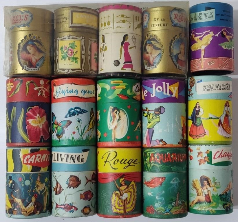 Vintage Match Canisters