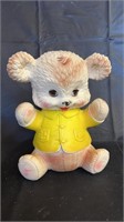 1962 Edward Mobley Rubber Teddy Bear 9” Tall