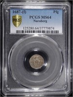 1687-(f) NURNBERG PFG PCGS MS64