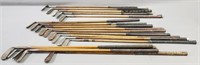 Antique Wood Shaft Golf Clubs Collection