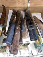 assorted fillet knives
