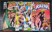 Comics - Kazar (#8-9) & Kazar the Savage (#1, 10)