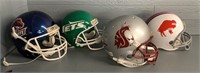 Boise, Bills, Jets, WSU Football Helmets