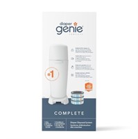 Diaper Genie Diaper Pail (White) + 3 Refills