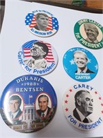 Lot of Political Button Pins To Include Jimmy