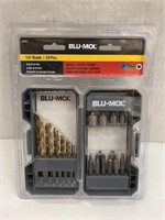 Blu-Mol 24pc 1/4" Shank Drill Drive Set