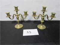 Brass Candelabras (2)
