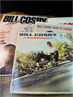 5 DIFFERENT BILL COSBY ALBUMS