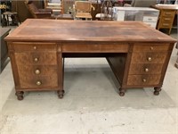 Old Antique Wood Office Desk