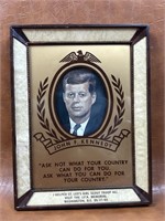1965 John F Kennedy Framed Picutre and