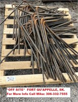 *OFF SITE* Pallet of Misc. Rebar. Corner Bars.