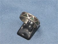 Sterling Silver Inlay Ring Tested