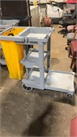 Rubbermaid cleaning cart